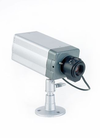 High end security camera isolated on white