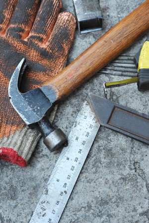A pile of messy Tools
