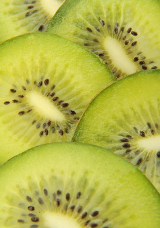 kiwi close-up shotの写真素材