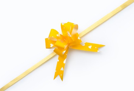 Butterfly knot in white background の写真素材