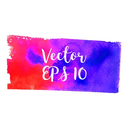 Abstract isolated watercolor hand drawn paper texture stain on white background for text design, web, label.のイラスト素材