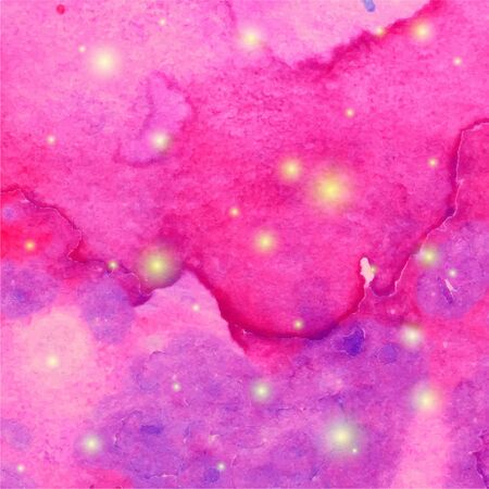 Abstract watercolor galaxy sky background. Watercolor texture for designのイラスト素材