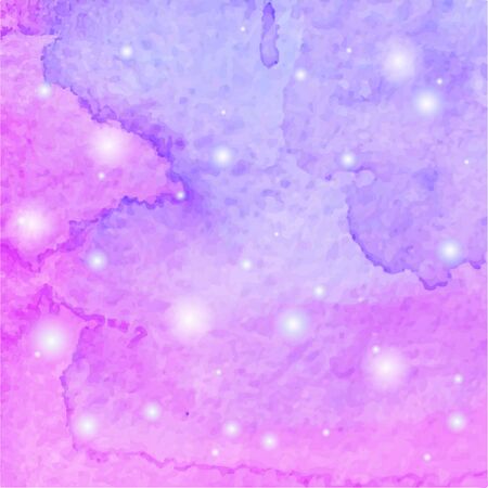 Abstract watercolor galaxy sky background. Watercolor texture for designのイラスト素材