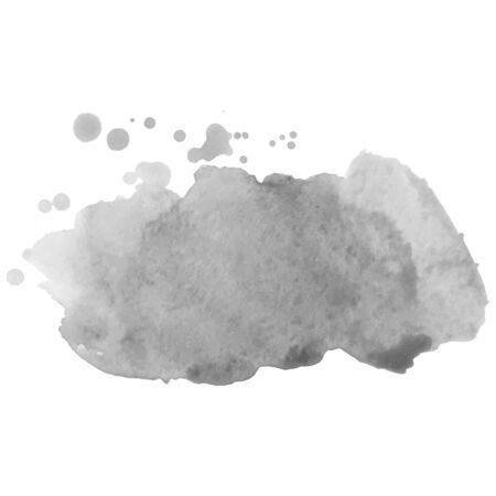 Abstract watercolor grayscale background. Vector illustration. Grunge texture for cards and flyers design.のイラスト素材