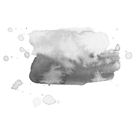 Grayscale abstract watercolor background for your design. Vector imageのイラスト素材