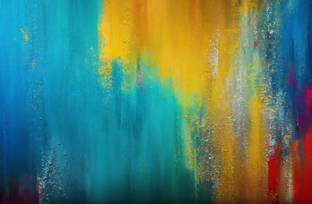Colorful abstract background. oil painting on canvas. AI generatedの素材