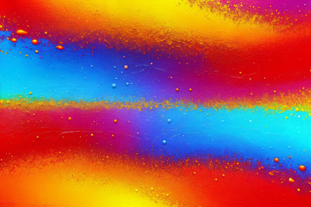 Colorful paint textured background. Acrylic and oil paint. AI generatedの素材