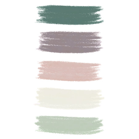 Color chalk strokes set. Color palette for wedding design. Grunge element for paper design. banner for text. Grunge pencil sketches set.のイラスト素材