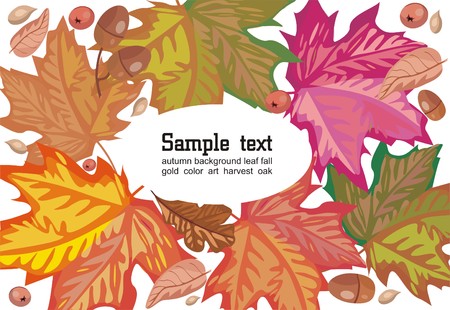 Colors of an autumnのイラスト素材