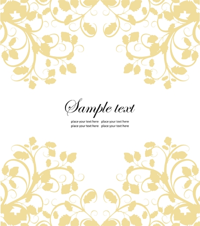 holiday frame easy to modifyのイラスト素材