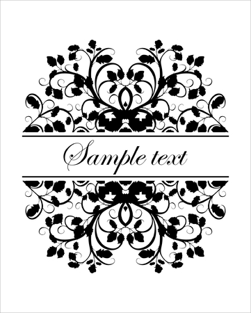 holiday frame easy to modifyのイラスト素材