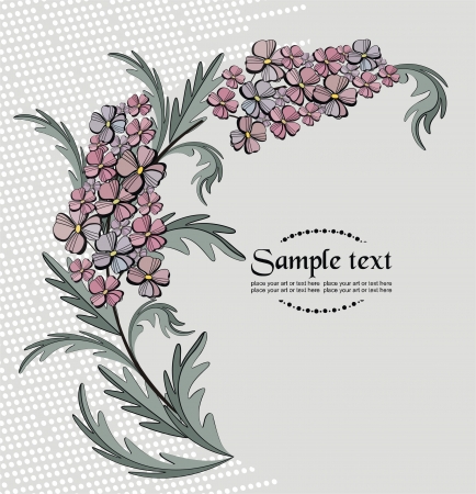 background with wild meadow flowersのイラスト素材