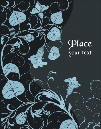 Flower background ready to place Your art or textのイラスト素材