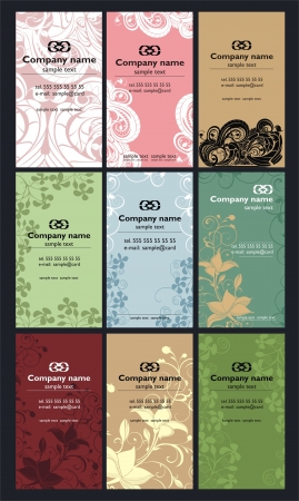 business card designのイラスト素材