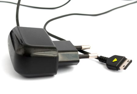 Power supplies on a white backgroundの写真素材