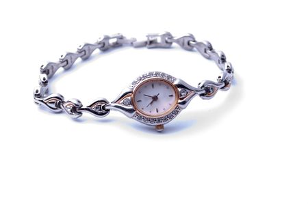 Wrist watch on a white background