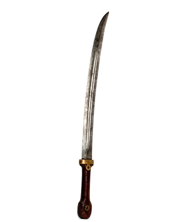 sword on a white background