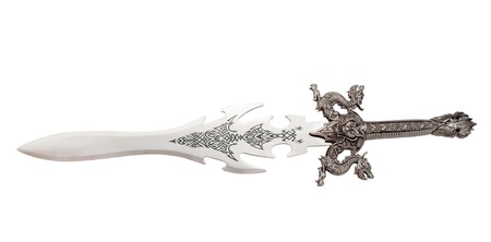 sword on a white background