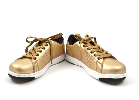 shoes on a white backgroundの写真素材