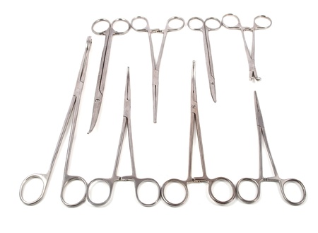 surgical instrument on a white background