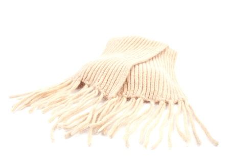 scarf on a white backgroundの写真素材