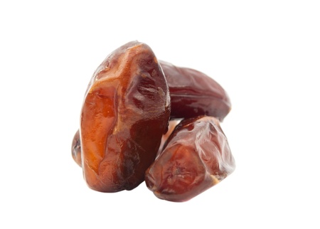 fruit dates on a white background