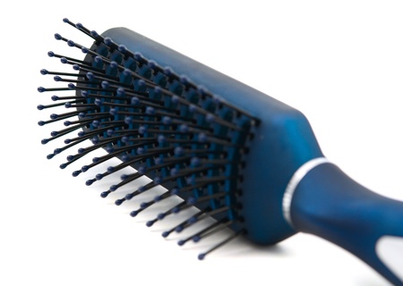 comb on a white background