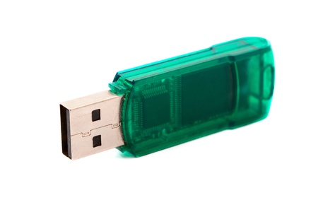 USB memory on a white background