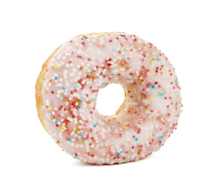 donut glaze on a white backgroundの写真素材