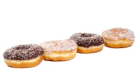 	donut glaze on a white backgroundの写真素材