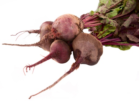 beet on white backgroundの写真素材
