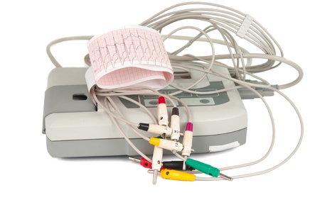 electrocardiograph machine with ECG