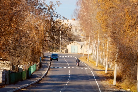 Street footpath in the cityのeditorial素材