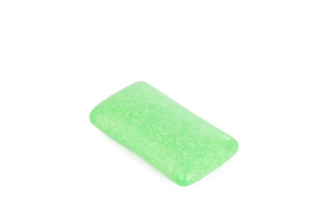 chewing gums on a white background