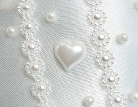 texture wedding white fabric for the backgroundの写真素材