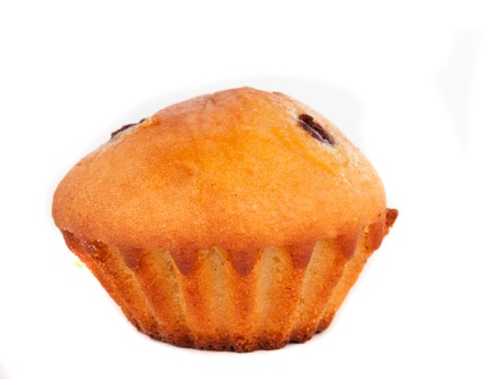 cupcake isolated on white backgroundの写真素材