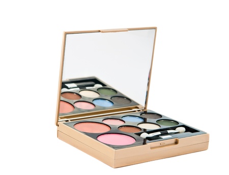 makeup isolated on white backgroundの写真素材