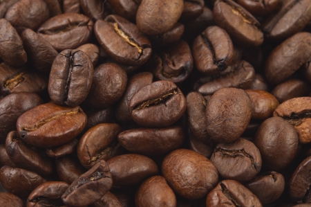 brown coffee, background texture, close-upの写真素材