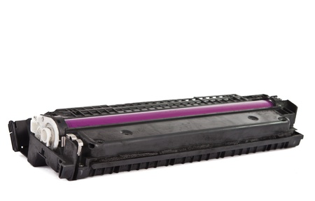 Cartridge for laser printer on white background