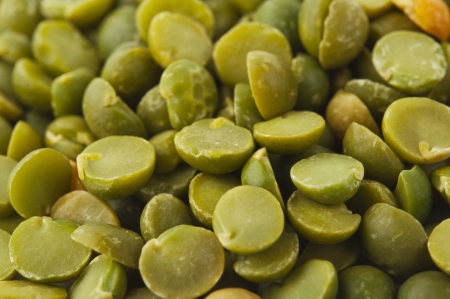 Dry split green peas texture background. Great for soups.