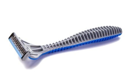 shaving razor isolated on a white background