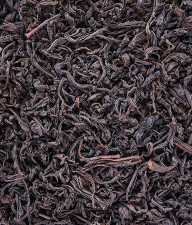 Black tea loose dried tea leaves, marcoの写真素材