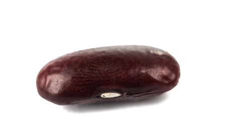A small handful of red beans - Kidney. Beans isolated on a white background. Close-up.の写真素材