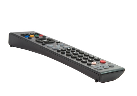TV remote isolated on white background