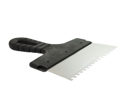 palette knife isolated on a white backgroundの写真素材