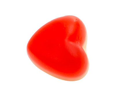 candy hearts isolated on white background