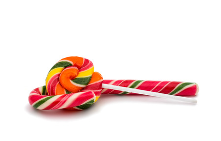 Christmas Candy Isolated on white backgroundの写真素材