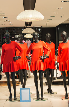 Mannequins in shopのeditorial素材