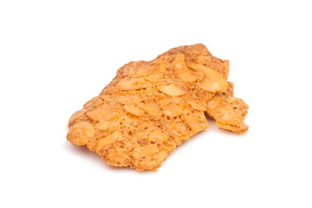 delicate macaroon on a white backgroundの写真素材