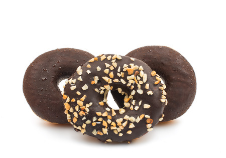 donut glaze on a white backgroundの写真素材